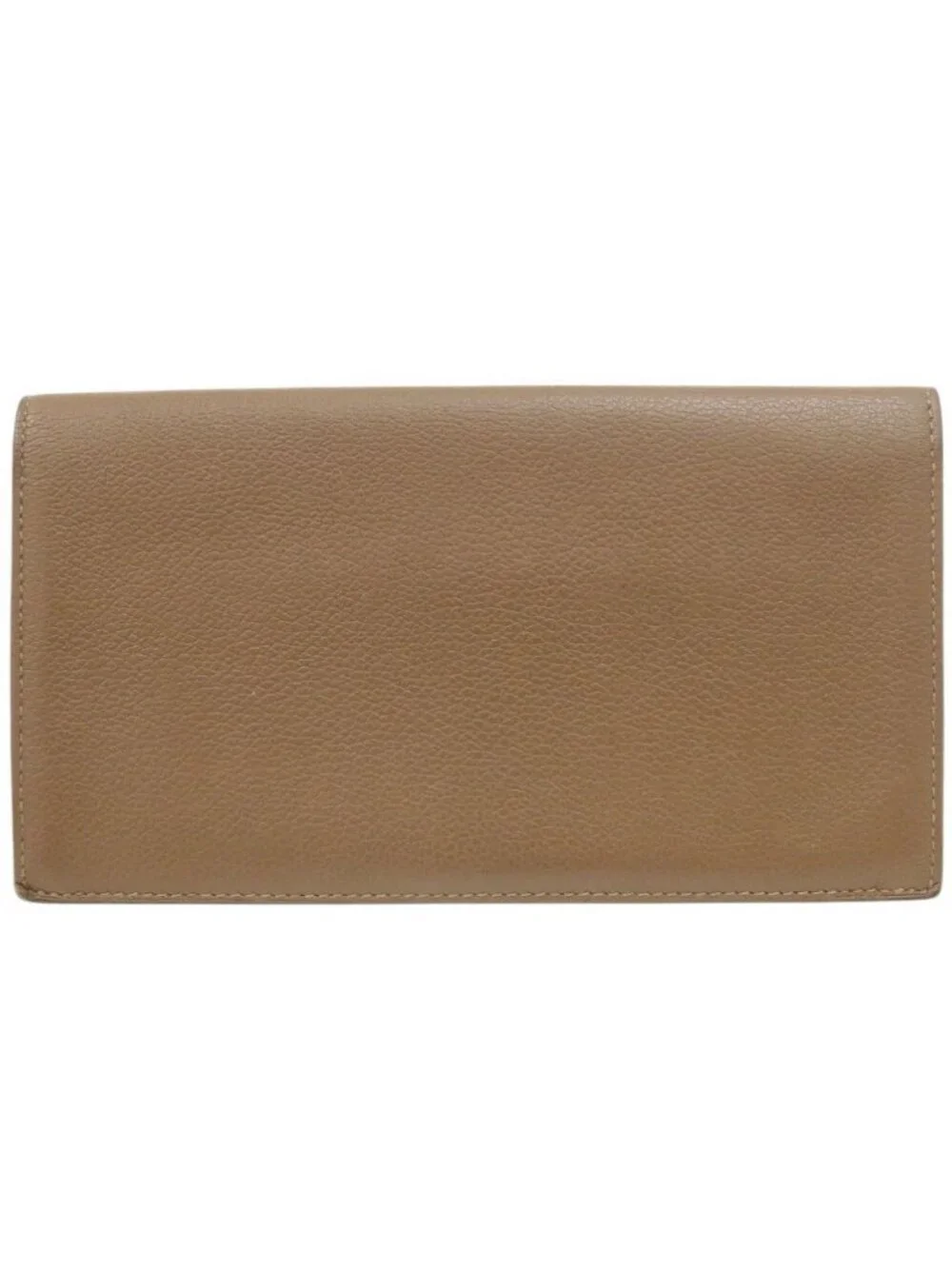 Hermes Citizen Twill Ever Color Brown Silver Wallet